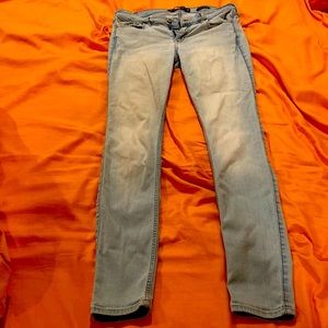 Hollister light blue skinny jeans